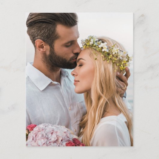 Budget Silver Glitter Foto Weddenschap Hartelijk d (Achterkant)