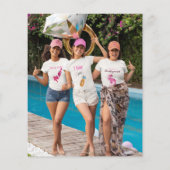 Budget Silver Glitter Photo Vrijgezellenfeest Beda (Achterkant)