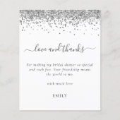 Budget Silver Glitter Photo Vrijgezellenfeest Beda (Voorkant)