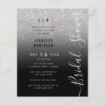 Budget Silver Glitter Vrijgezellenfeest Black