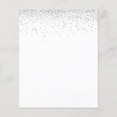 Budget Silver Glitter We Weddenschap (Achterkant)