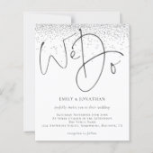 Budget Silver Glitter We Weddenschap (Voorkant)