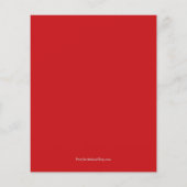 Budget Silver Red Business Jubileum Uitnodiging (Achterkant)