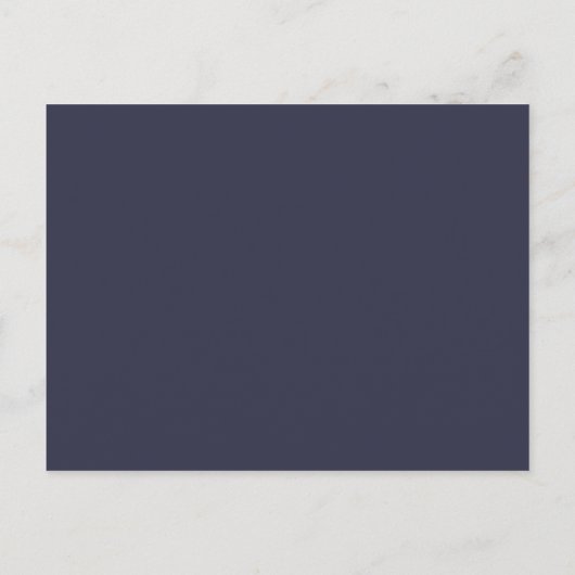 BUDGET Silver Rosegold Navy Pink Metallic Weddensc Uitnodiging Briefkaart (Achterkant)