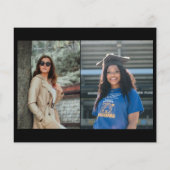 Budget simpel modern 3 foto's afstuderen bedankt (Achterkant)