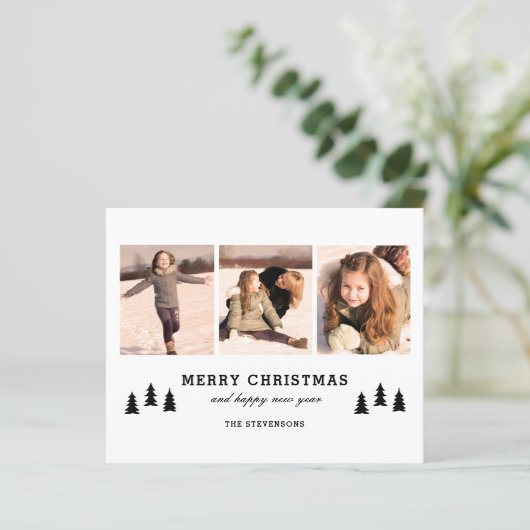 Budget Simple 3 Photo Holiday (Staand voorkant)