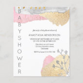 Budget Simple Baby shower Invitation. (Voorkant)