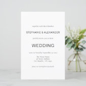 Budget Simple Black White QR Code Weddenschap Uitn (Staand voorkant)