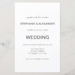 Budget Simple Black White QR Code Weddenschap Uitn