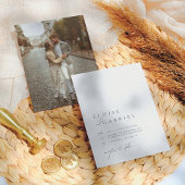 Budget Simple Boho Modern Minimalist Photo Wedding