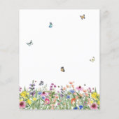 Budget Simple Boho Wildflower Wedding (Achterkant)