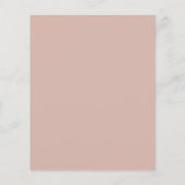 Budget Simple Elegant Pink Pet Party Afstuderen Flyer (Achterkant)