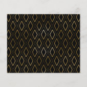 Budget Simple Gold 3 Photo Afstuderen Invitation (Achterkant)