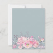 Budget/Simple & Greenery/Wedding Invitation. (Achterkant)