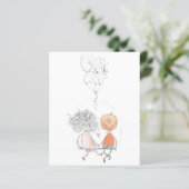 Budget Simple Happy Valentine's Day!Holiday Card (Staand voorkant)