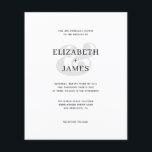 BUDGET Simple Modern Minimalist Weddenschap<br><div class="desc">BUDGET Simple Modern Minimalist Weddenschap</div>