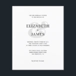 BUDGET Simple Modern Minimalist Weddenschap<br><div class="desc">BUDGET Simple Modern Minimalist Weddenschap</div>