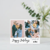 Budget Simple Photo Snowy Kerstfeestdag (Staand voorkant)