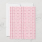 Budget Simple Pink Cross Girl First Holy Communion (Achterkant)