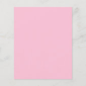 Budget Simple Pink Oranje Weddenschap (Achterkant)