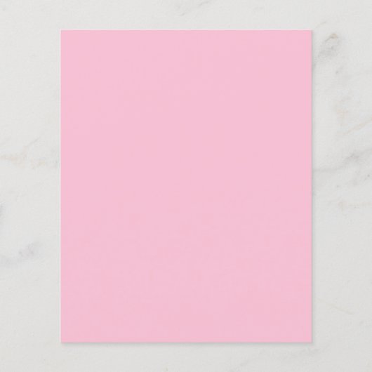 Budget Simple Pink Oranje Weddenschap (Achterkant)