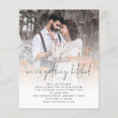 Budget Simple QR Code Photo Overlay Weddenschap Ui (Voorkant)