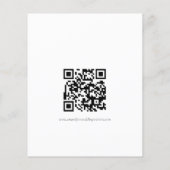 Budget Simple QR Code Script Weduwend RSVP (Achterkant)