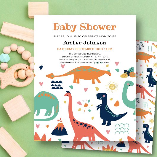BUDGET Sinaasappel Groene Baby Dinosaur Leuk Baby Flyer