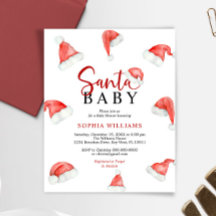 Budget Sinterklaas Baby Kerst Baby Shower Uitnodig