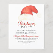 BUDGET Sinterklaas Pet rustieke rode kerstfeest (Voorkant)