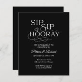 Budget Sip Sip Hooray Engagement Party (Voorkant / Achterkant)