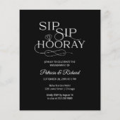 Budget Sip Sip Hooray Engagement Party (Voorkant)