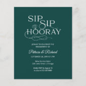 Budget Sip Sip Hooray Engagement Party (Voorkant)