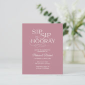 Budget Sip Sip Hooray Engagement Party (Staand voorkant)