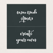 Budget Sjabloon Fab Cool Visitekaartje (Buitenkant ongevouwen)