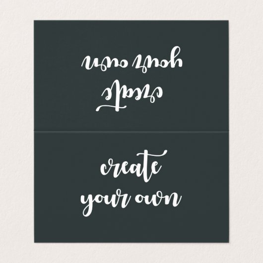 Budget Sjabloon Fab Cool Visitekaartje (Buitenkant ongevouwen)