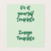 Budget Sjabloon Fab Cool Visitekaartje (Binnenkant ongevouwen)