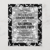 Budget Skeletons Halloween Invitation Flyer (Voorkant)