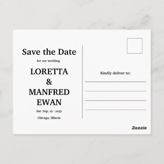 Budget Sla de datum op Floral Briefkaart (Achterkant)