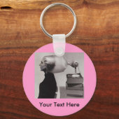 Budget Sleutelhanger Retro 1960 Beehive Hairdo (Voorkant)