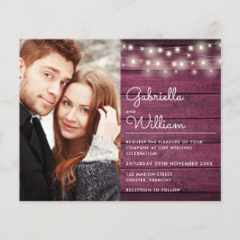 Budget Slingerlichten Burgundy Foto Huwelijksuitno