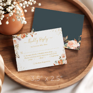 Budget Small RSVP   Vroegere olievlekken Notitiekaartje