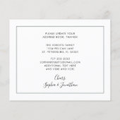 Budget Smaragdgroene Eucalyptus Nieuwe Adreskaart (Achterkant)