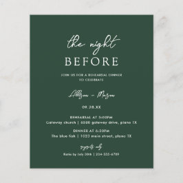 Budget Smaragdgroene Oefenavond Eten