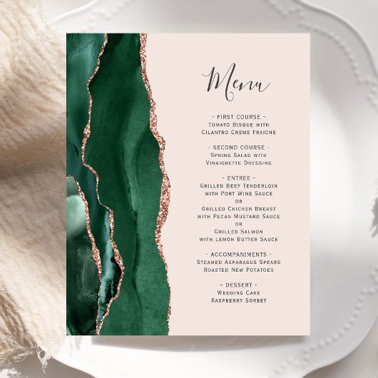 Budget Smaragdgroene Roze Gouden Agate Blozend Huw