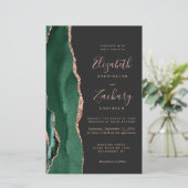 Budget Smaragdgroene Roze Gouden Agate Donkere Bru (Staand voorkant)