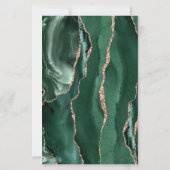 Budget Smaragdgroene Roze Gouden Agate Donkere Bru (Achterkant)