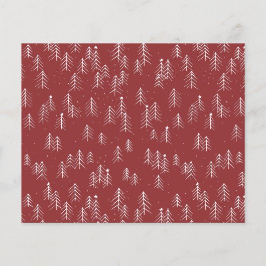 Budget Snapshot Kerstmis twee Photo Holiday Card (Achterkant)