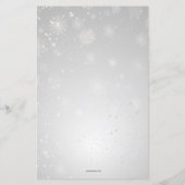 Budget Sneeuwvlok Is Op Weg Jongens Baby Shower (Achterkant)