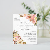 Budget Snoep Roze en Gele Floral Weddenschap (Staand voorkant)